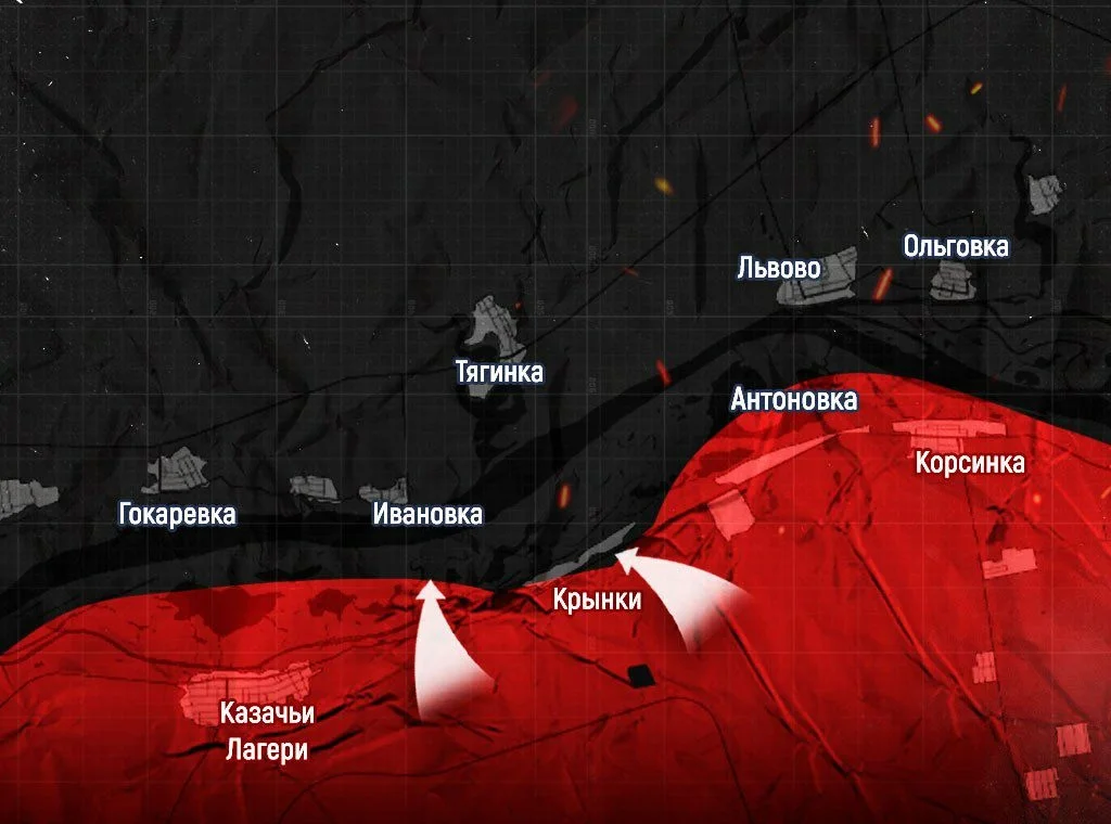 Херсонское направление. Карта боевых действий на 02.01.2024