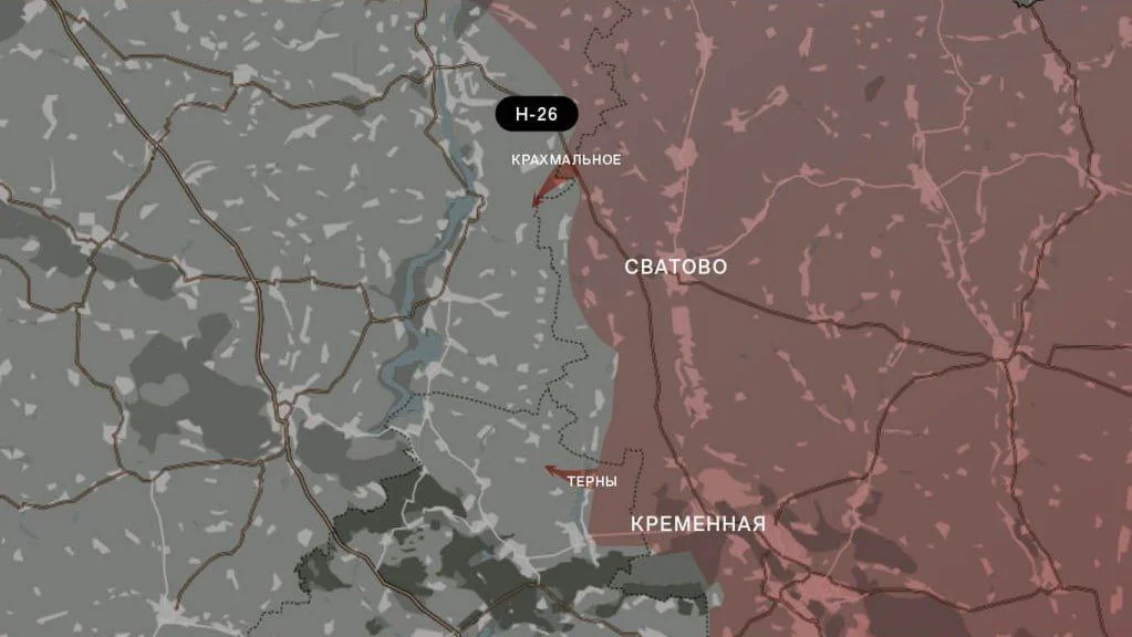Луганское направление. Карта боев на 25.01.2024