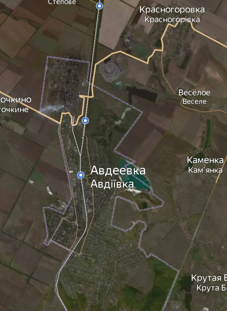 Карта боевых действий в Авдеевке сегодня 31.01.2024