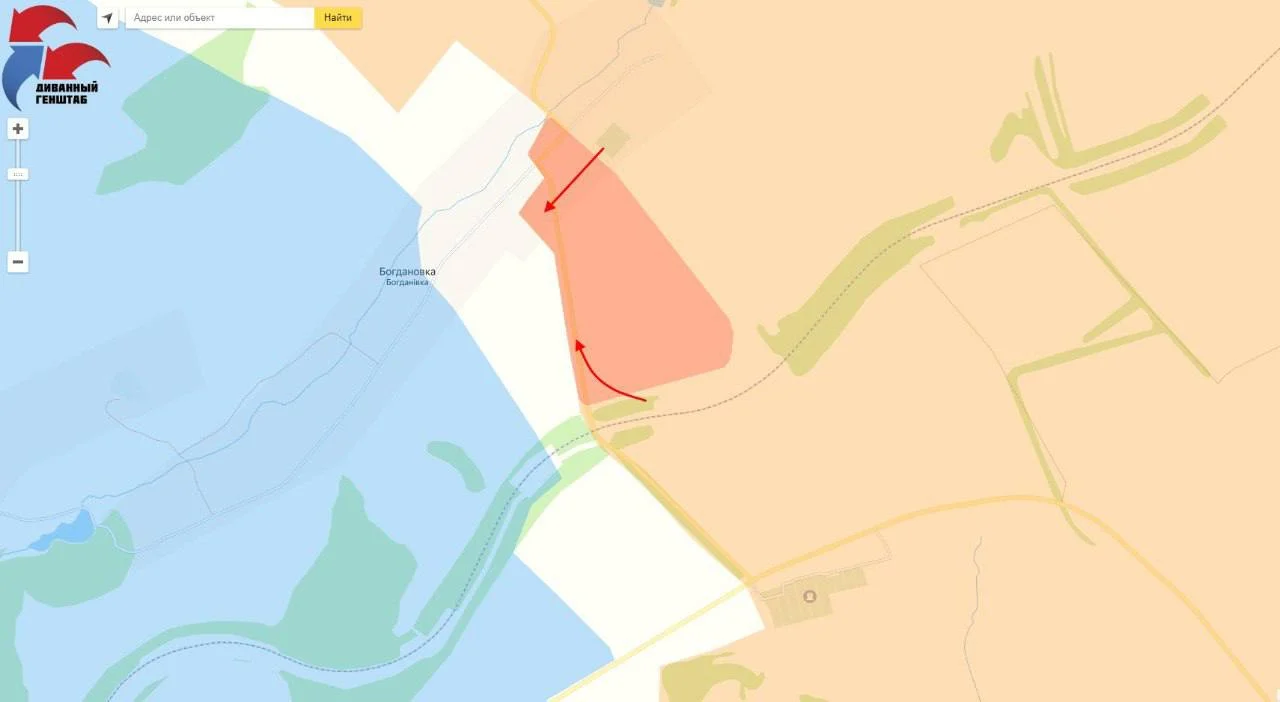 Артемовск. Карта боев на 12.02.2024