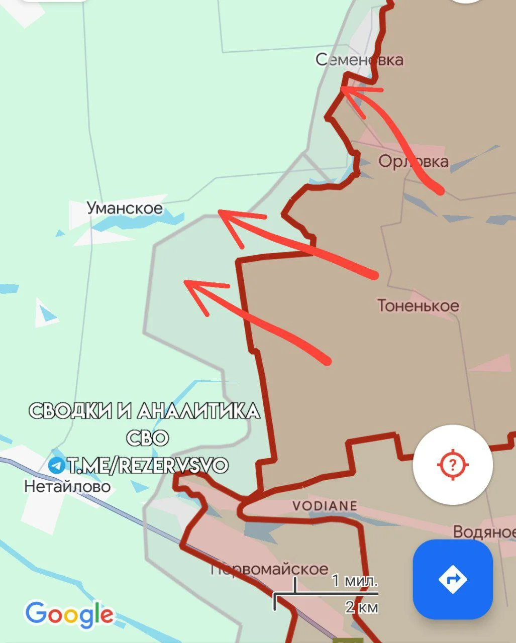 Авдеевское направление: карта боев на 02.04.2024